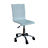 Chaise de bureau blanche &agrave; roulettes Alexia image pub1
