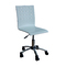 Chaise de bureau blanche &agrave; roulettes Alexia image pub1
