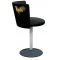 Chaise de bureau enfant noire ROCK