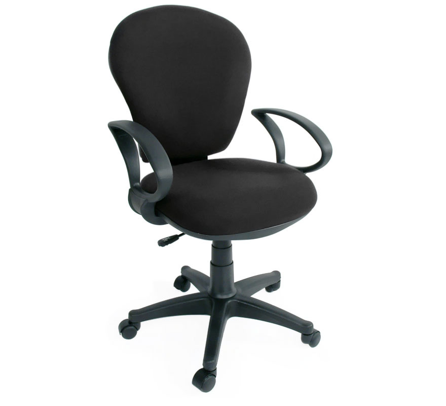 Chaise de bureau IVANO noir image 1