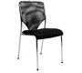 Chaise de bureau / visiteur en r&eacute;sille TOMMY (lot de 4)