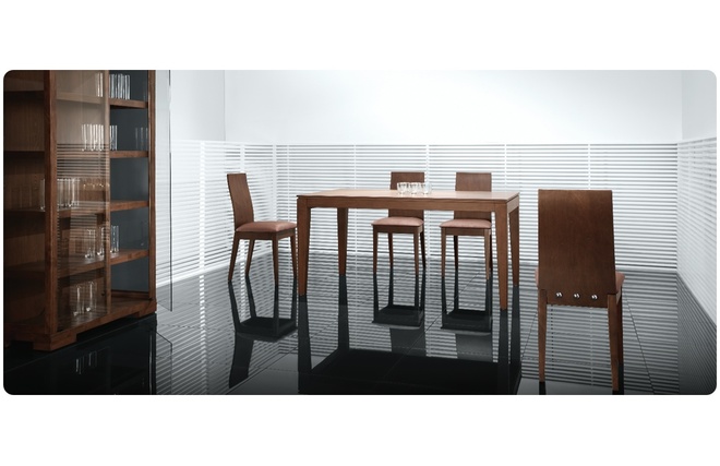 Chaise de cuisine / salle &agrave; manger en bois couleur cerisier EVA (lot de 2)