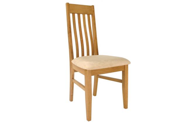 Chaise de cuisine / salle &agrave; manger en bois OKETA (lot de 2)