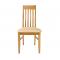 Chaise de cuisine / salle &agrave; manger en bois OKETA (lot de 2)