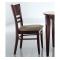 Chaise de cuisine / salle &agrave; manger en bois weng&eacute; FREDDIE (lot de 2)