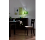 Chaise de cuisine / salle &agrave; manger en bois weng&eacute; GRACE (lot de 2)