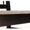 Chaise de cuisine / salle &agrave; manger en bois weng&eacute; KORINA (lot de 2) 