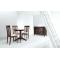 Chaise de cuisine / salle &agrave; manger en bois weng&eacute; MARC (lot de 2)