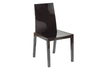 Chaise de cuisine / salle &agrave; manger NEW YORK design  coloris noir image pub1