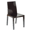 Chaise de cuisine / salle &agrave; manger NEW YORK design  coloris noir