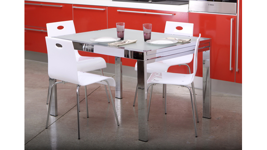 Chaise design cuisine / salle &agrave; manger Cindy blanc image 1