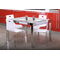 Chaise design cuisine / salle &agrave; manger Cindy blanc
