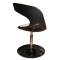 Chaise / fauteuil design r&eacute;tro noir et blanc GROOVY