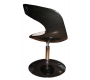 Chaise / fauteuil design r&eacute;tro noir et blanc GROOVY
