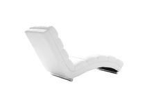 Chaise longue / fauteuil design blanc TAYLOR