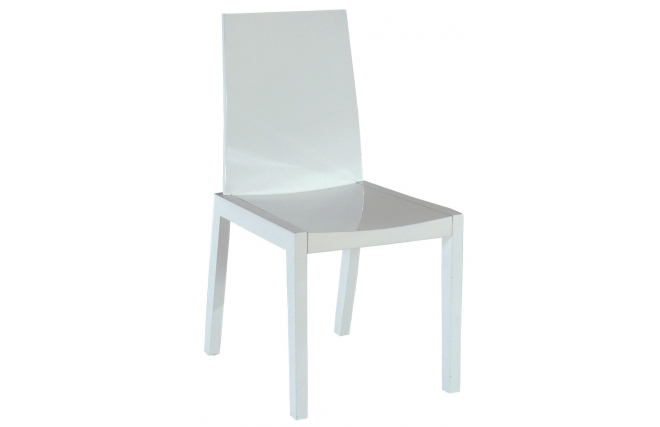 Chaise moderne blanche NEW YORK