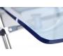 Chaise plexiglas pliante bleu moderne JULIE (lot de 4)