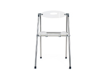 Chaise plexiglas pliante transparent JULIE (lot de 4)
