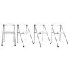 Chaise plexiglas pliante transparent JULIE (lot de 4)