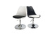 Chaise Steevy noir pivotante et r&eacute;glable en hauteur image 3