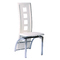 Chaises cuisine / salle &agrave; manger blanc JACKIE (lot de 4)