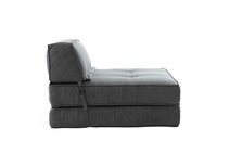 Chauffeuse design grise KATY