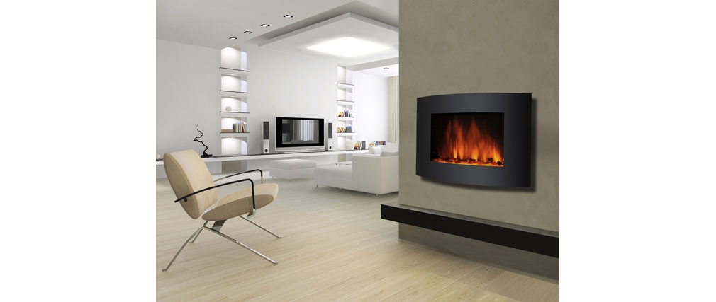 cheminee electrique murale design colombia