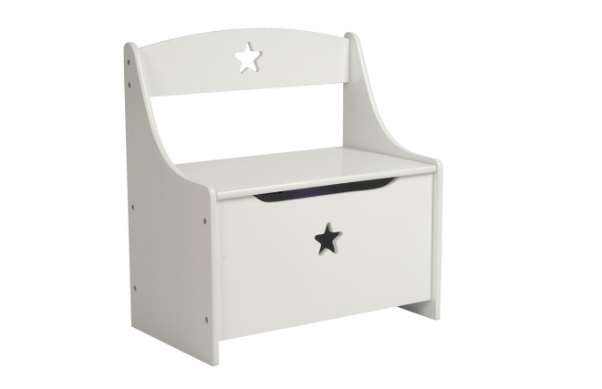 Coffre &agrave; jouets banc enfant ETOILE