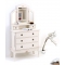 Coiffeuse baroque blanche BIANCA