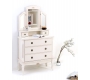 Coiffeuse baroque blanche BIANCA