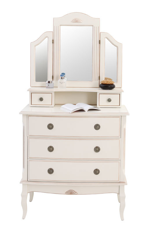 Coiffeuse baroque blanche BIANCA