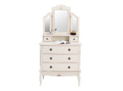 Coiffeuse baroque blanche BIANCA