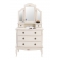 Coiffeuse baroque blanche BIANCA