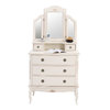 Coiffeuse baroque blanche BIANCA