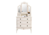 Coiffeuse baroque blanche BIANCA