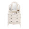 Coiffeuse baroque blanche BIANCA
