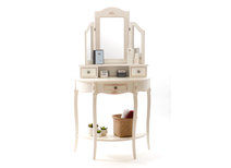 Coiffeuse baroque blanche BIANCA