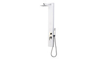 Colonne de douche hydromassante blanche TRENDY