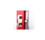 Colonne de douche hydromassante rouge TRENDY