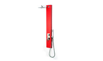 Colonne de douche hydromassante rouge TRENDY