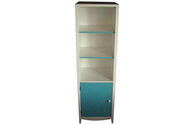 Colonne / meuble de rangement salle de bain TROPIC - coloris bleu lagon