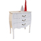 Commode baroque blanche 3 tiroirs LOUISA