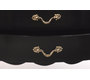 Commode baroque noire 3 tiroirs Louisa