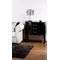 Commode baroque noire 3 tiroirs Louisa
