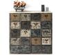 Commode bois industrielle 18 tiroirs OLIVER