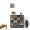 Commode bois industrielle 18 tiroirs OLIVER