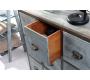 Commode bois industrielle 9 tiroirs Willard