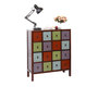 Commode bois multicolore MOSAICA