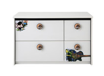 Commode enfant  blanche ROCK