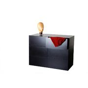 Commode noire 6 tiroirs up to you by Dominique David 